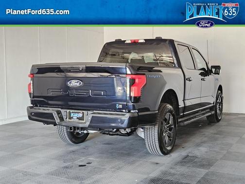 Blue Metallic 2025 Ford F-150 Lightning Flash