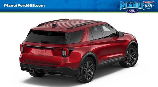 Red Metallic 2026 Ford Explorer ST-Line