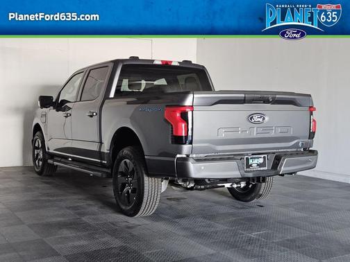 Gray Metallic 2025 Ford F-150 Lightning Flash