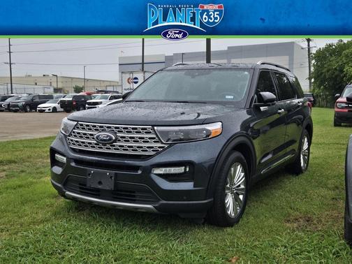 Blue Metallic 2023 Ford Explorer Limited