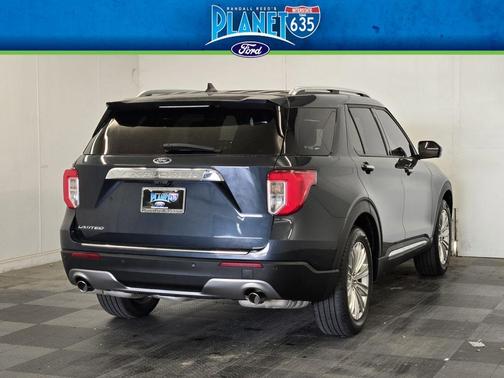 Blue Metallic 2023 Ford Explorer Limited