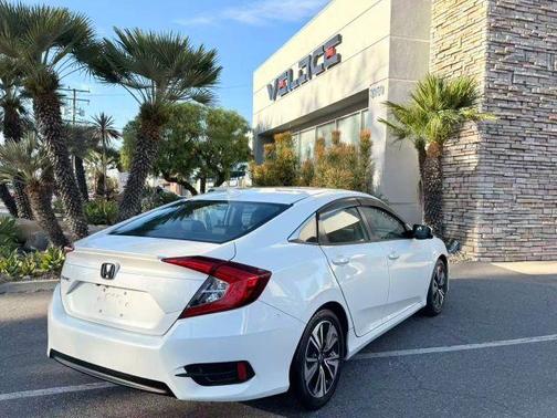 White Orchid Pearl 2018 Honda Civic EX-L