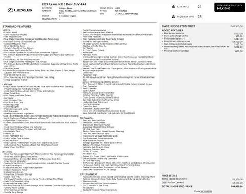 2024 Lexus NX 350 Base