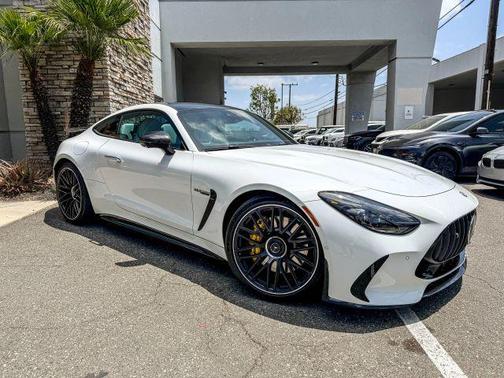Moonlight White 2025 Mercedes-Benz AMG GT 55 Base