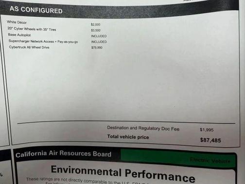 2024 Tesla Cybertruck Base