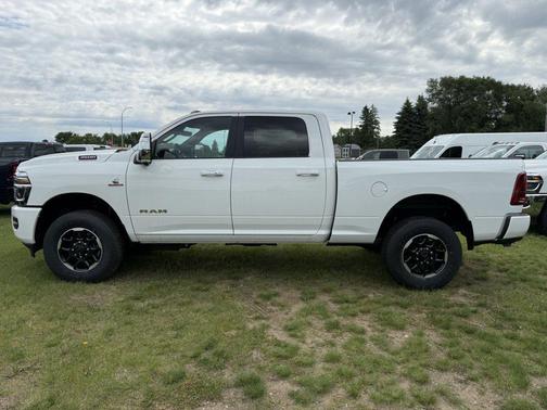 Bright White Clearcoat 2026 RAM 3500 Laramie Crew Cab 4x4 6'4' Box
