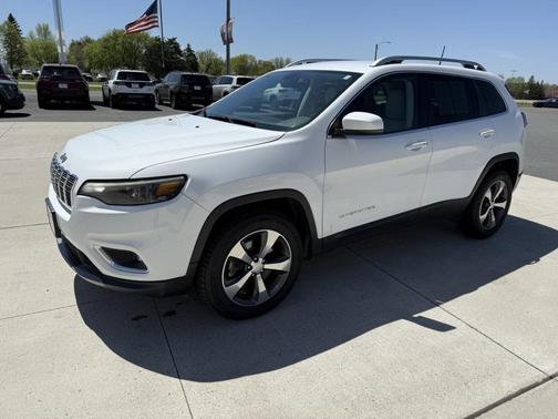 Bright White Clearcoat 2019 Jeep Cherokee Limited