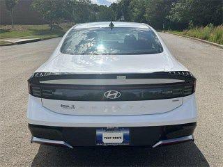 Serenity White 2025 Hyundai SONATA Hybrid SE