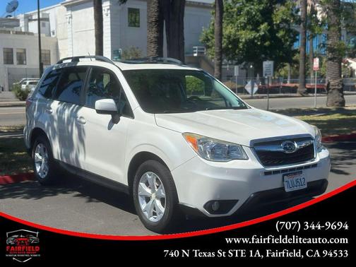 Satin White Pearl 2015 Subaru Forester 2.5i Limited
