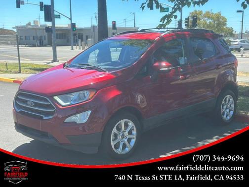 Ruby Red Metallic Tinted Clearcoat 2020 Ford EcoSport SE