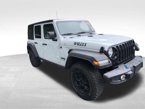 Bright White Clearcoat 2023 Jeep Wrangler 4xe Base