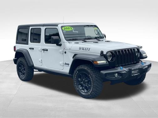 Bright White Clearcoat 2023 Jeep Wrangler 4xe Base