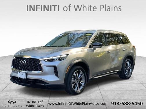 Warm Titanium 2023 INFINITI QX60 Luxe