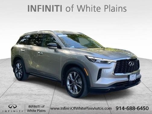 Warm Titanium 2023 INFINITI QX60 Luxe