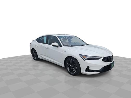 Platinum White Pearl 2024 Acura Integra CVT w/A-Spec Package