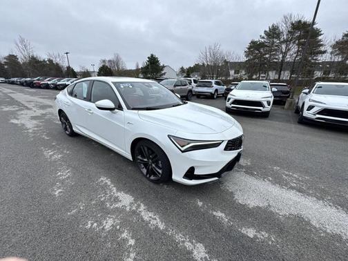 Platinum White Pearl 2024 Acura Integra CVT w/A-Spec Package