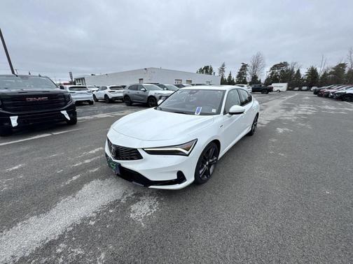 Platinum White Pearl 2024 Acura Integra CVT w/A-Spec Package