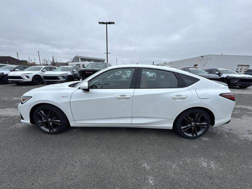 Platinum White Pearl 2024 Acura Integra CVT w/A-Spec Package
