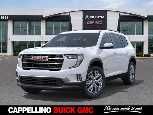 Glacier White Tricoat 2026 GMC Acadia AWD 4dr Elevation