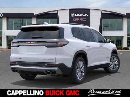 Glacier White Tricoat 2026 GMC Acadia AWD 4dr Elevation