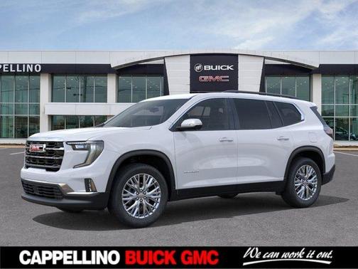Glacier White Tricoat 2026 GMC Acadia AWD 4dr Elevation