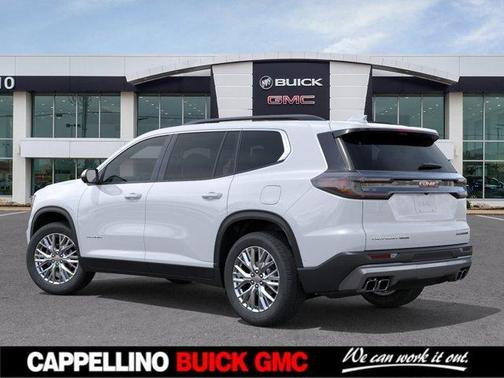 Glacier White Tricoat 2026 GMC Acadia AWD 4dr Elevation