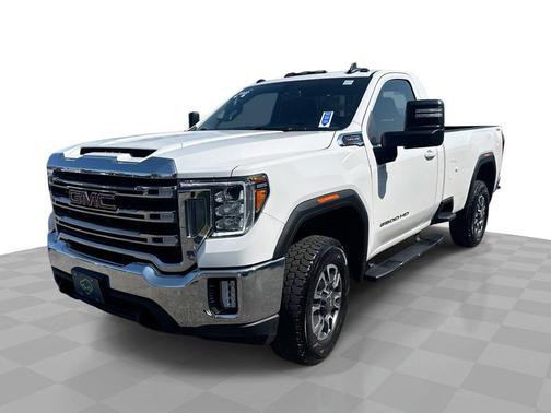 Summit White 2022 GMC Sierra 2500 4WD Reg Cab 142" SLE