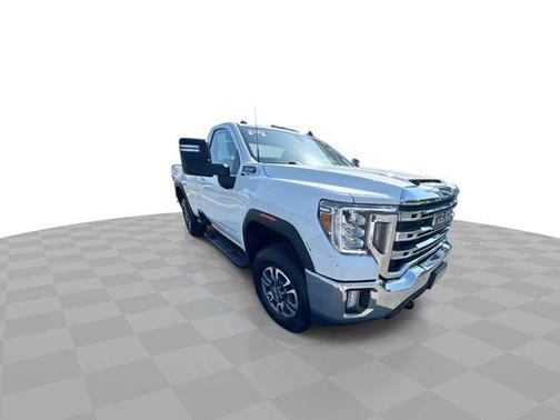 Summit White 2022 GMC Sierra 2500 4WD Reg Cab 142" SLE