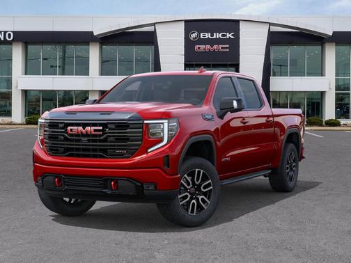Volcanic Red Tintcoat 2026 GMC Sierra 1500 4WD Crew Cab 147" AT4