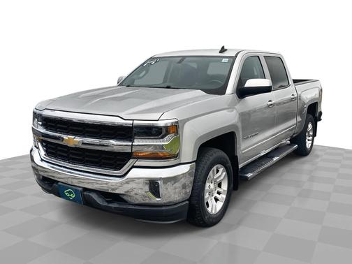 Silver Ice Metallic 2018 Chevrolet Silverado 1500 4WD Crew Cab 143.5" LT w/1LT