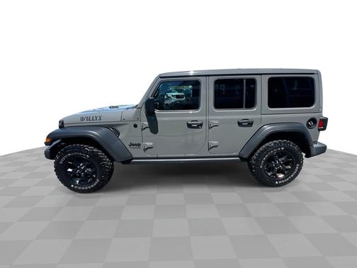 Sting-Gray Clearcoat 2021 Jeep Wrangler Unlimited Willys 4x4