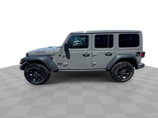 Sting-Gray Clearcoat 2021 Jeep Wrangler Unlimited Willys 4x4