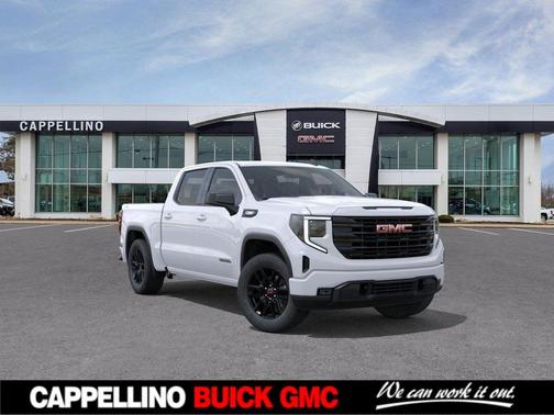 Summit White 2026 GMC Sierra 1500 4WD Crew Cab 147" Elevation w/3VL