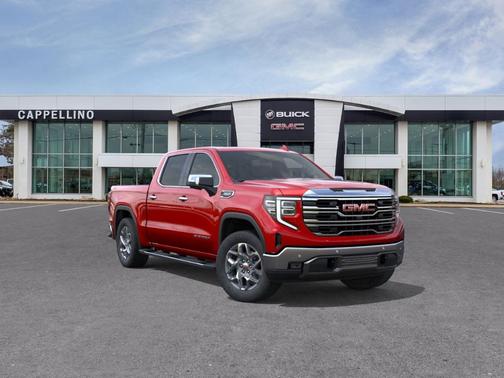 Volcanic Red Tintcoat 2026 GMC Sierra 1500 4WD Crew Cab 157" SLT