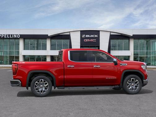 Volcanic Red Tintcoat 2026 GMC Sierra 1500 4WD Crew Cab 157" SLT