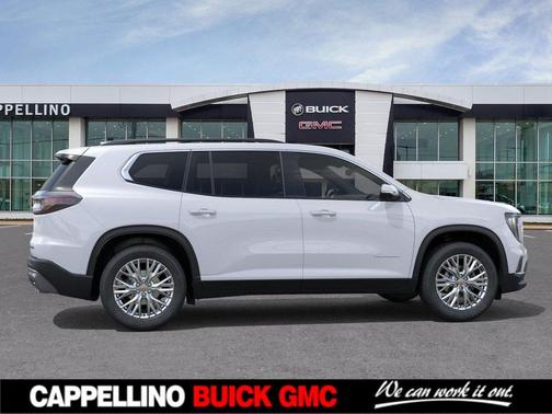 Glacier White Tricoat 2026 GMC Acadia AWD 4dr Elevation