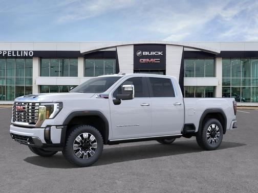 Glacier White Tricoat 2026 GMC Sierra 2500 4WD Crew Cab 159" Denali