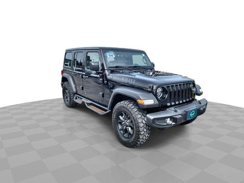Black Clearcoat 2022 Jeep Wrangler Unlimited Willys 4x4