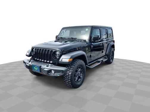 Black Clearcoat 2022 Jeep Wrangler Unlimited Willys 4x4