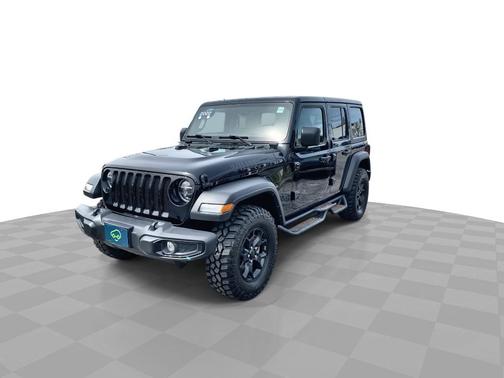 Black Clearcoat 2022 Jeep Wrangler Unlimited Willys 4x4