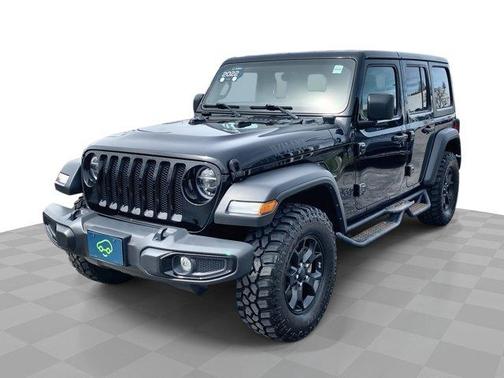 Black Clearcoat 2022 Jeep Wrangler Unlimited Willys 4x4