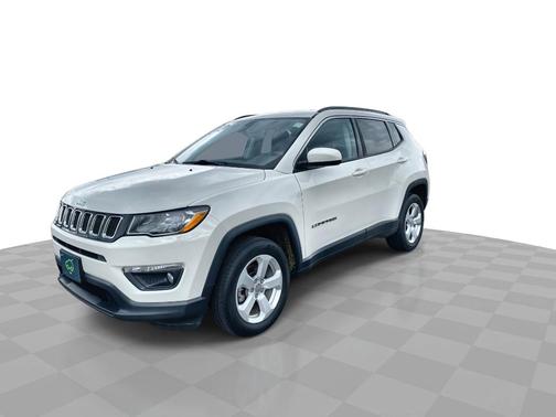White Clearcoat 2019 Jeep Compass Latitude 4x4