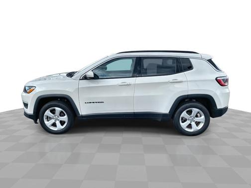 White Clearcoat 2019 Jeep Compass Latitude 4x4