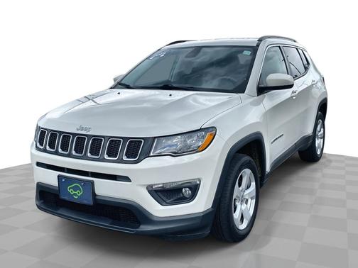 White Clearcoat 2019 Jeep Compass Latitude 4x4
