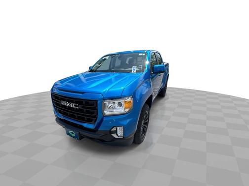 Dynamic Blue Metallic 2022 GMC Canyon 4WD Crew Cab 128" Elevation