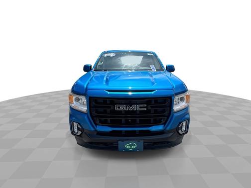 Dynamic Blue Metallic 2022 GMC Canyon 4WD Crew Cab 128" Elevation