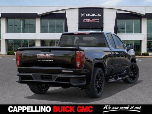 Onyx Black 2026 GMC Sierra 1500 4WD Double Cab 147" Elevation w/3SB