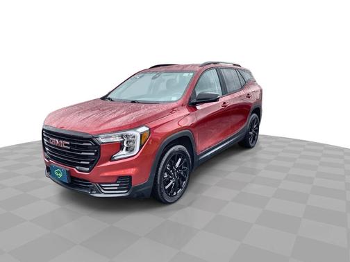 Volcanic Red Tintcoat 2023 GMC Terrain AWD 4dr SLE