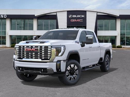 Glacier White Tricoat 2026 GMC Sierra 2500 4WD Crew Cab 159" Denali