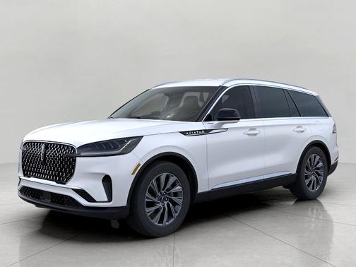 Pristine White Metallic Tri-Coat 2026 Lincoln Aviator Premiere